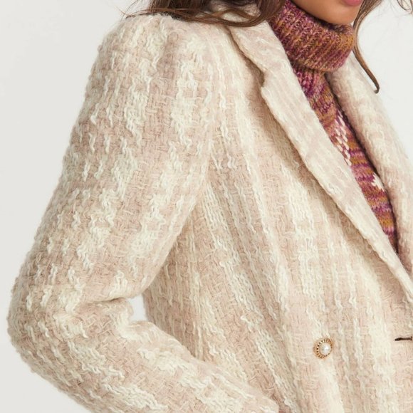 LoveShackFancy Asyrn Coat in Winter White - Picture 3 of 5